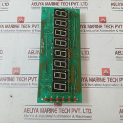 Avery Dm8 Mod0 6 Red Led 8 Digit Display Printed Circuit Board