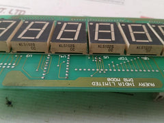 Avery Dm8 Mod0 6 Red Led 8 Digit Display Printed Circuit Board