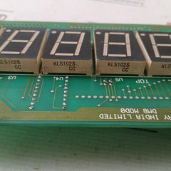 Avery Dm8 Mod0 6 Red Led 8 Digit Display Printed Circuit Board