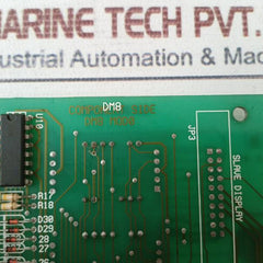 Avery Dm8 Mod0 6 Red Led 8 Digit Display Printed Circuit Board