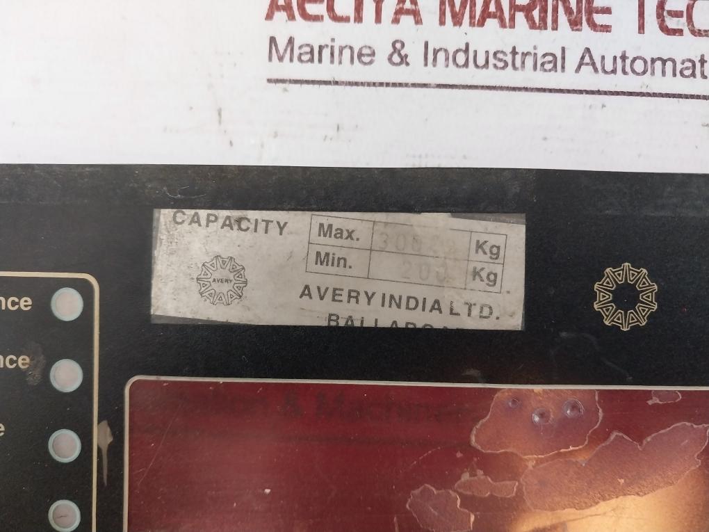 Avery L105A Digital Indicator (Only Front Panel) Capacity Min.200Kg