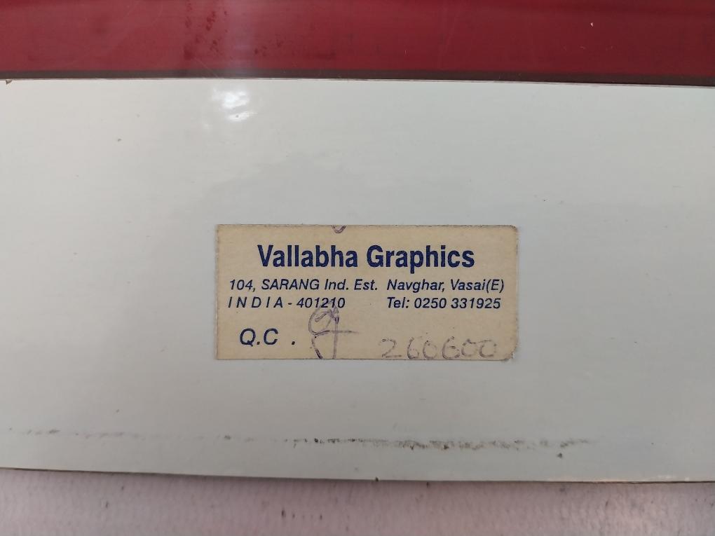 Avery L105A Digital Indicator (Only Front Panel) Capacity Min.200Kg