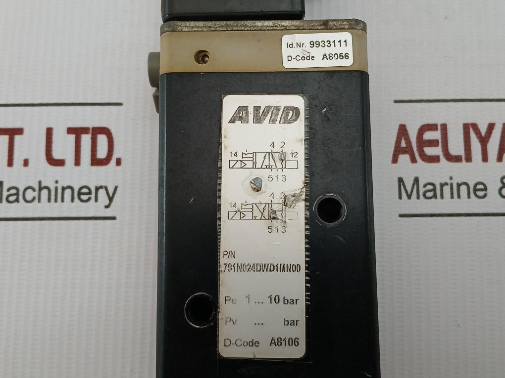 Avid Pneumatic Solenoid Valve 791N024Dwd1Mn00