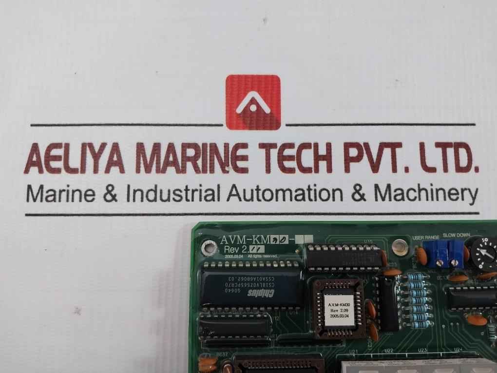 Avm-km30 Axial Vibration Monitor Pcb Circuit Board Komeco