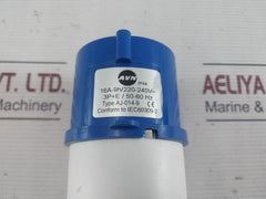 Avn Aj-014-9 Waterproof Electrical Plug 220-240V 16A Ip44