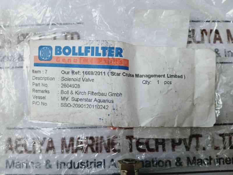 Avs-römer Ewv-111-g60-1/4b Solenoid Valve 2604928, 230v 50-60hz