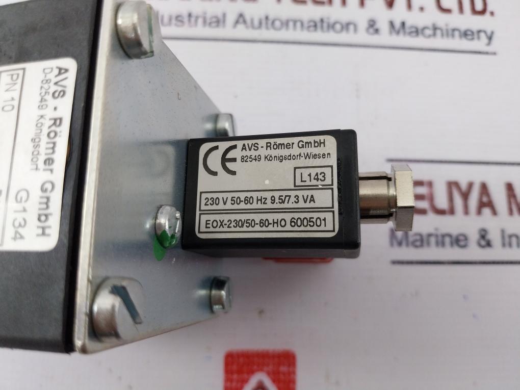 Avs Romer Ewv-111-g60-1/4b Solenoid Valve Pn10 Dn6