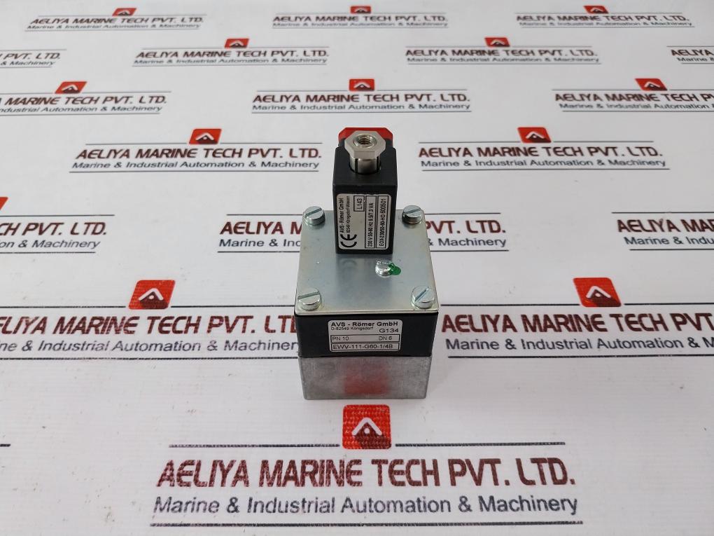 AVS-ROMER EWV-111-G60-1/4B SOLENOID VALVE PN10 DN6