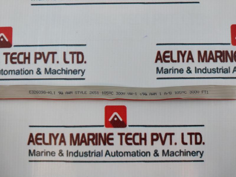 Awm 2651 Flat Ribbon Cable Female Connector Vm-1, E326098-kl1, Hm64Rib10-1.0