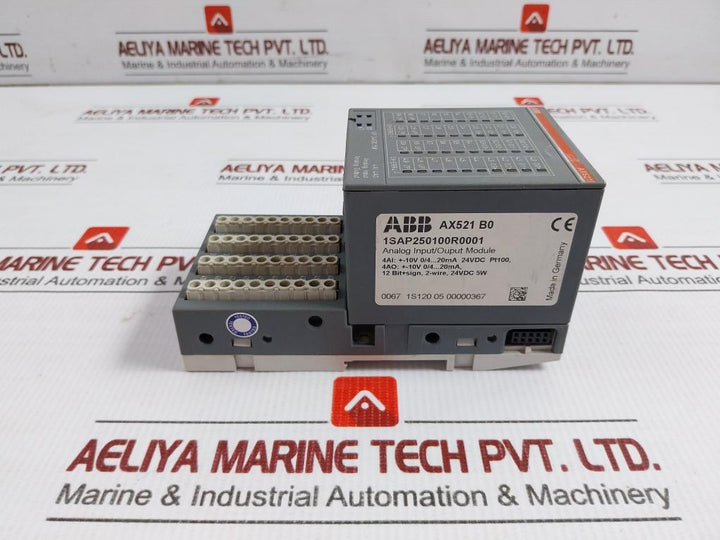 Ax521 B0 Analog Input/Output Module 24Vdc 5W Abb
