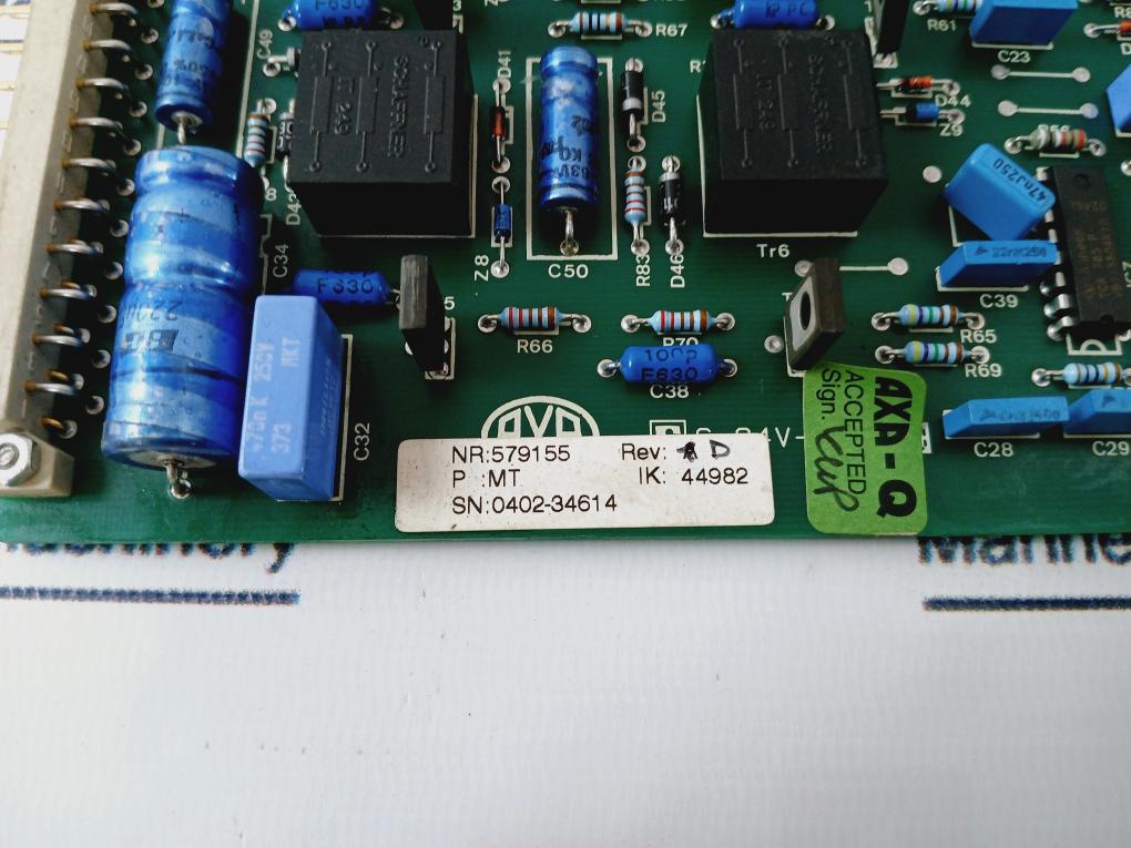 Axa 3Qsi-2 Printed Circuit Board 579155 Rev: D