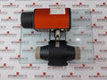Axel Larsson Rc250-sr087 Pneumatic Actuator + Starline Ball Valve 115-sgs-g Assy