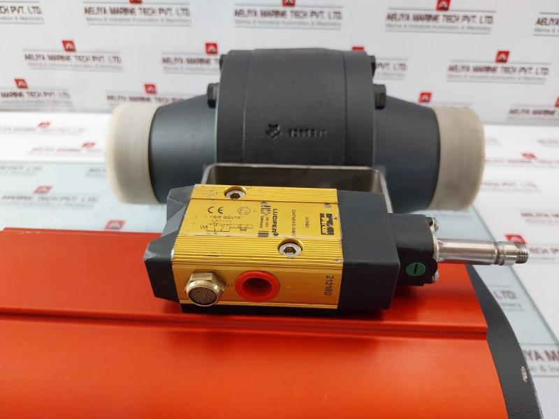 Axel Larsson Rc250-sr087 Pneumatic Actuator + Starline Ball Valve 115-sgs-g Assy