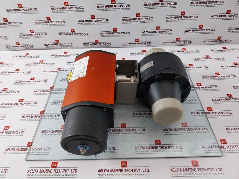 Axel Larsson Rc250-sr087 Pneumatic Actuator + Starline Ball Valve 115-sgs-g Assy
