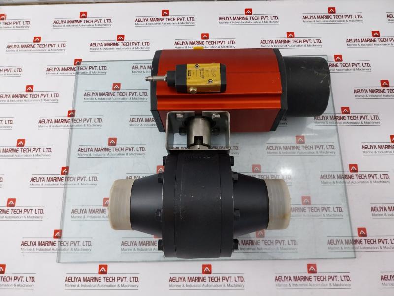 Axel Larsson Rc250-sr087 Pneumatic Actuator + Starline Ball Valve 115-sgs-g Assy