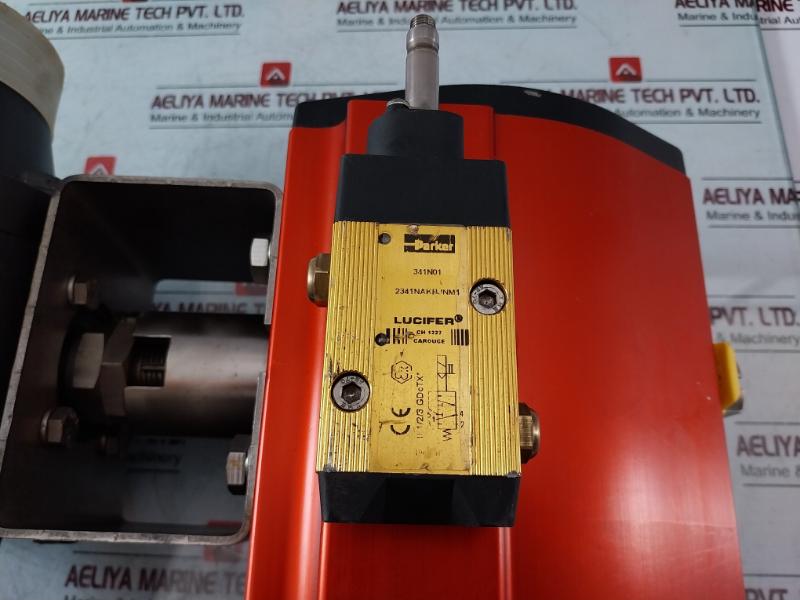 Axel Larsson Rc250-sr087 Pneumatic Actuator + Starline Ball Valve 115-sgs-g Assy