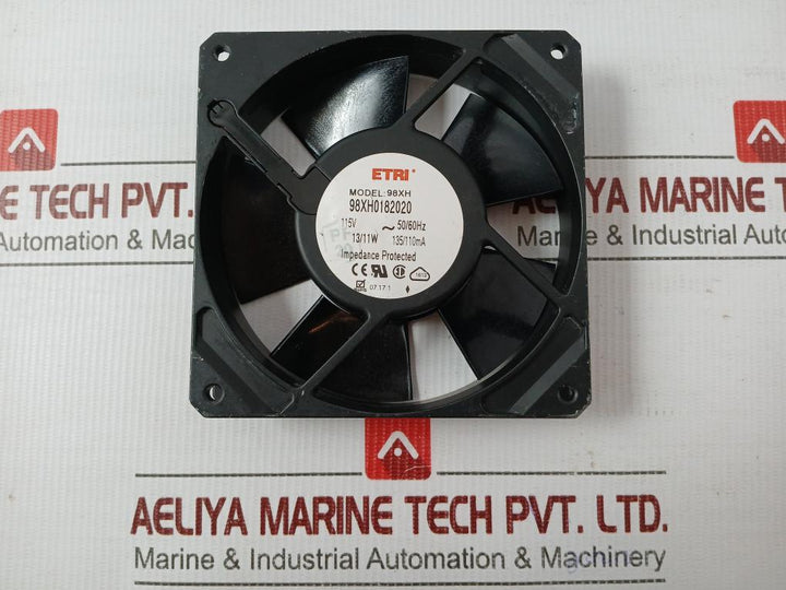Axial Fan 115v- 50/60hz Etri 98xh0182020