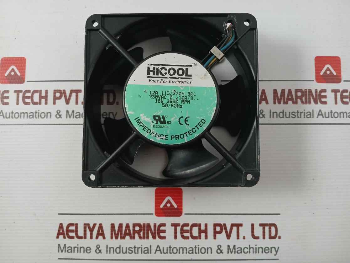Axial Cooling Fan 12A 115/230H Bac Brand Hicool 50/60Hz