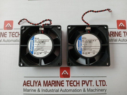 Axial Fan 24V---dc 245Ma 6,0W Zp Ebmpapst 8314H