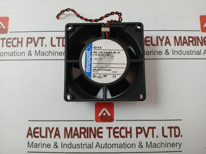 Axial Fan 24V---dc 245Ma 6,0W Zp Ebmpapst 8314H