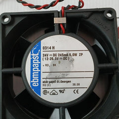 Axial Fan 24V---dc 245Ma 6,0W Zp Ebmpapst 8314H