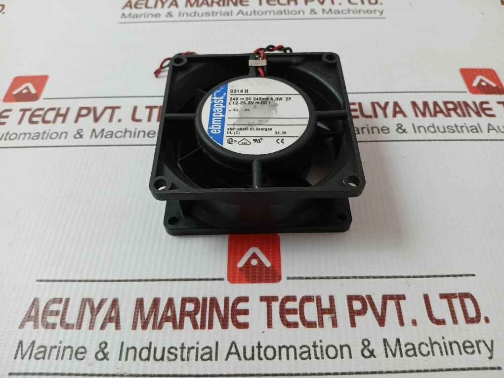 Axial Fan 24V---dc 245Ma 6,0W Zp Ebmpapst 8314H
