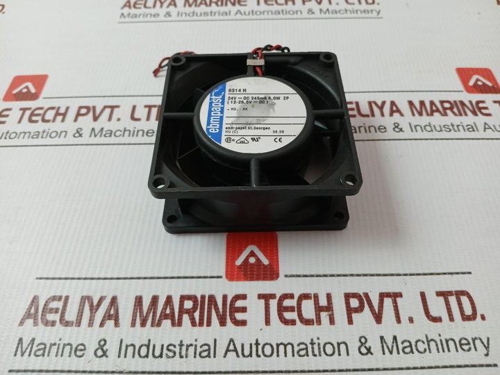 Axial Fan 24V---dc 245Ma 6,0W Zp Ebmpapst 8314H