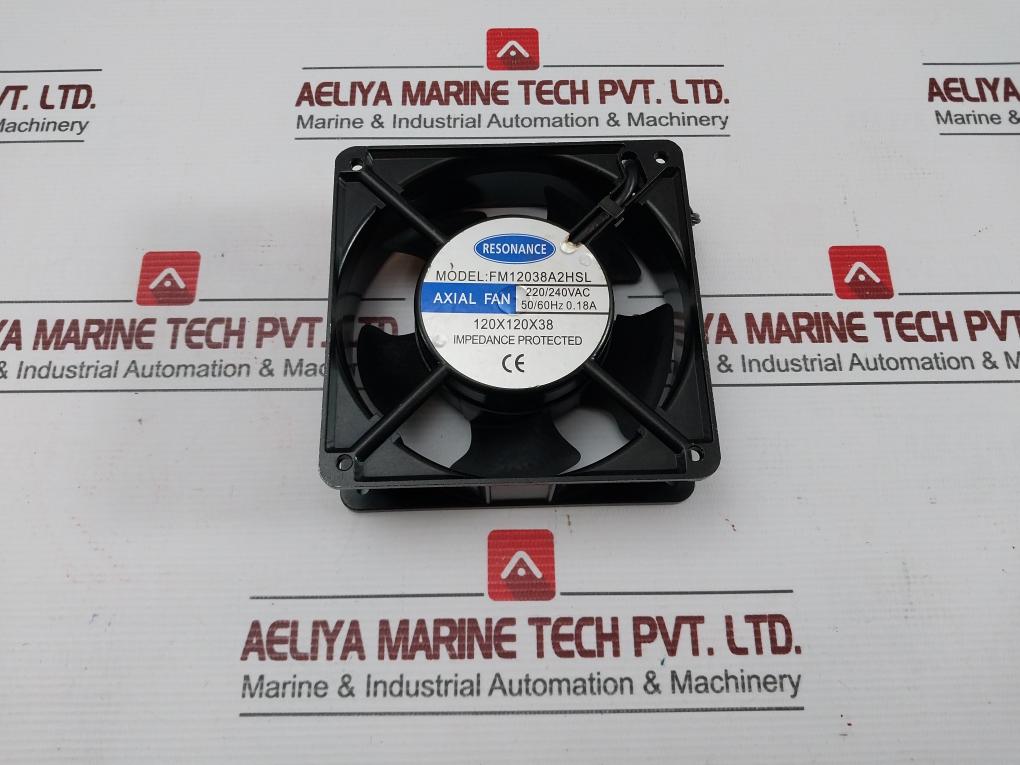 Axial Fan Brand Resonance 240Vac Fm12038A2Hsl 50/60Hz 0.18A