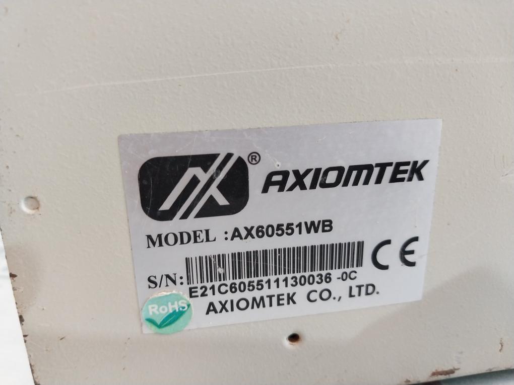 Axiomtek Ax60551Wb 8-slot Shoebox Chassis Computer System