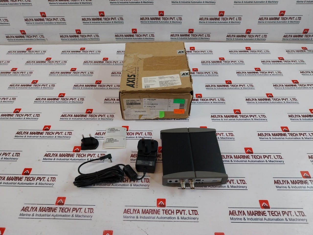 Axis 0256-001-01/ 0256-003 Video Server W/ Switching Adapter Sa110D-09 100-240V~