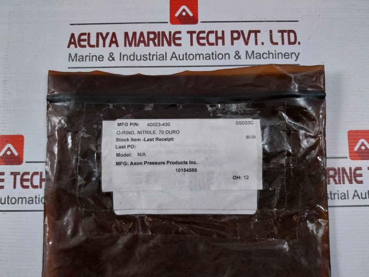Axon 40023-430 O-ring Nitrile 70 Duro Ss033C Nbrx