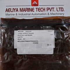 Axon 40023-430 O-ring Nitrile 70 Duro Ss033C Nbrx