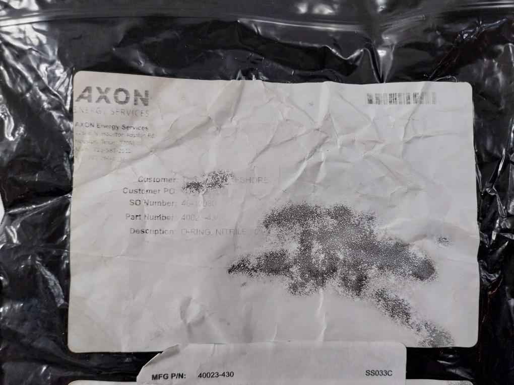 Axon 40023-430 O-ring Nitrile 70 Duro Ss033C Nbrx