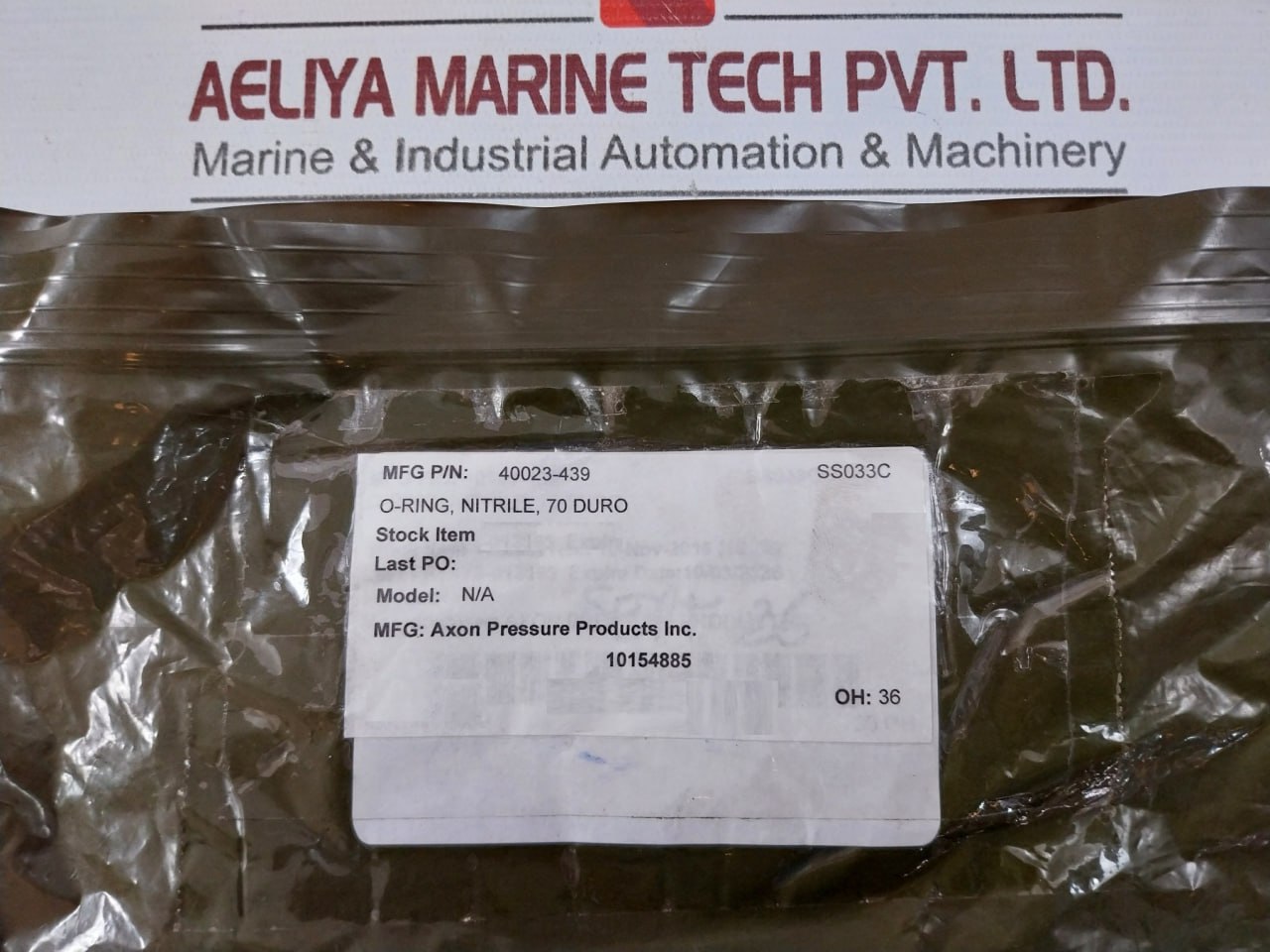 Axon 40023-439 O-ring Nitrile 70 Duro