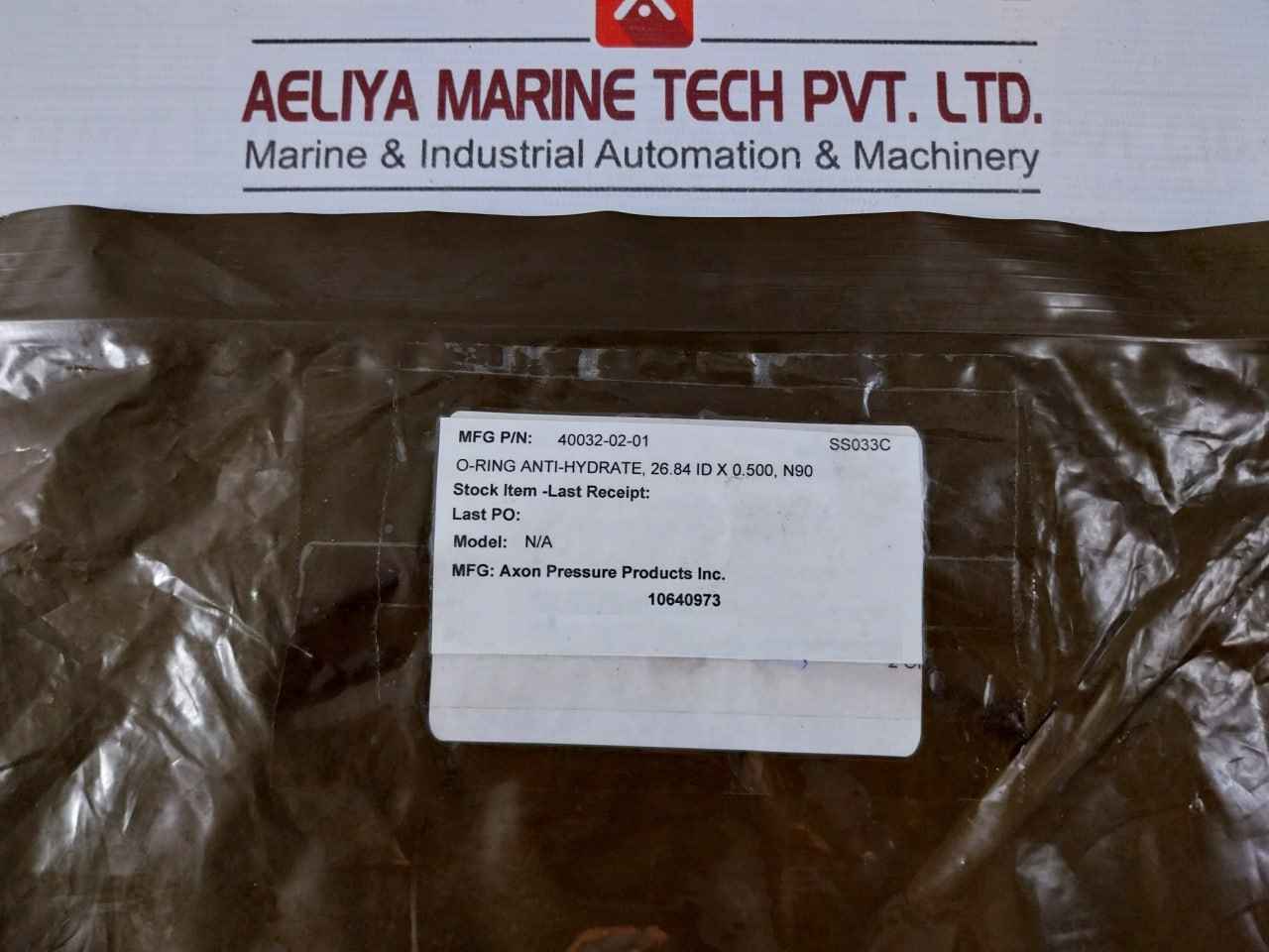 Axon 40032-02-01 O-ring Anti-hydrate 26.84 Id X 0.500, N90