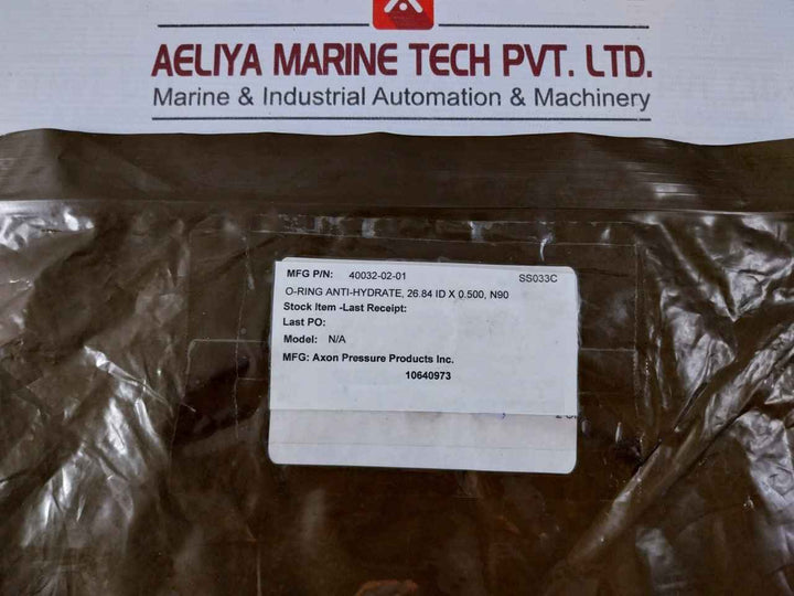 Axon 40032-02-01 O-ring Anti-hydrate 26.84 Id X 0.500, N90