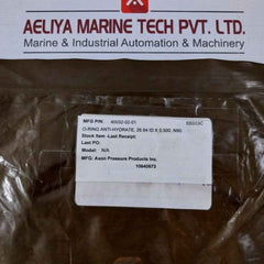 Axon 40032-02-01 O-ring Anti-hydrate 26.84 Id X 0.500, N90