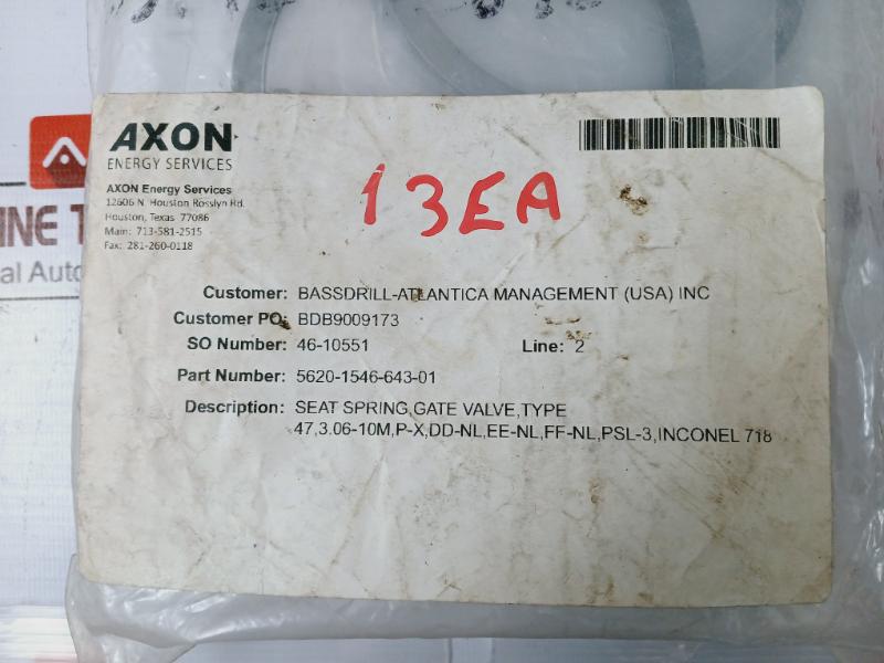 Axon 5620-1546-643-01 Spirolox Ring 336.10.0001