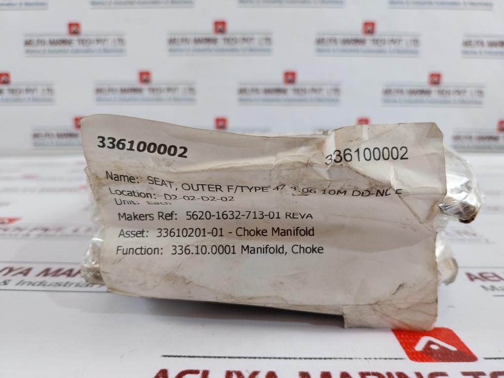 Axon 5620-1632-713-01 Seat, Outer For Type 47 Choke Manifold