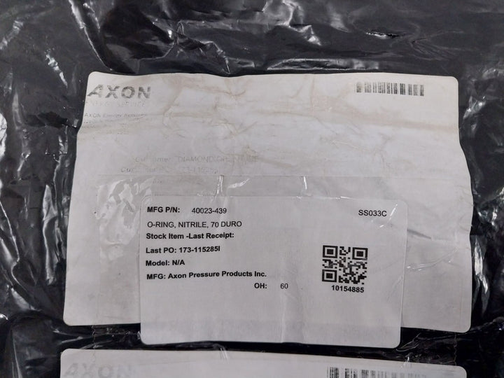 Axon Pressure Products 40023-439 O-ring Nitrile 70 Duro 10154885