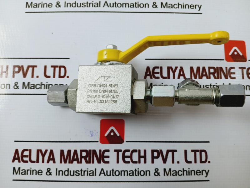 Az Dvgw-g Ball Valve Ge5-dn04-6l/el Pn100 Dn04 6l/el 03152266