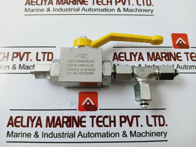 Az Dvgw-g Ball Valve Pn100 Dn04 6l/el Ge5-dn04-6l/el 03152266