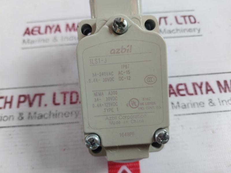 Azbil 1Ls1-j General-purpose Compact Limit Switch 3A-240Vac Ac-15