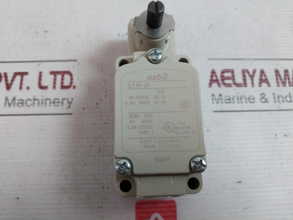 Azbil 1Ls19-jh General Purpose Compact Limit Switch Ip67 3A-240Vac 0.4A-30Vdc