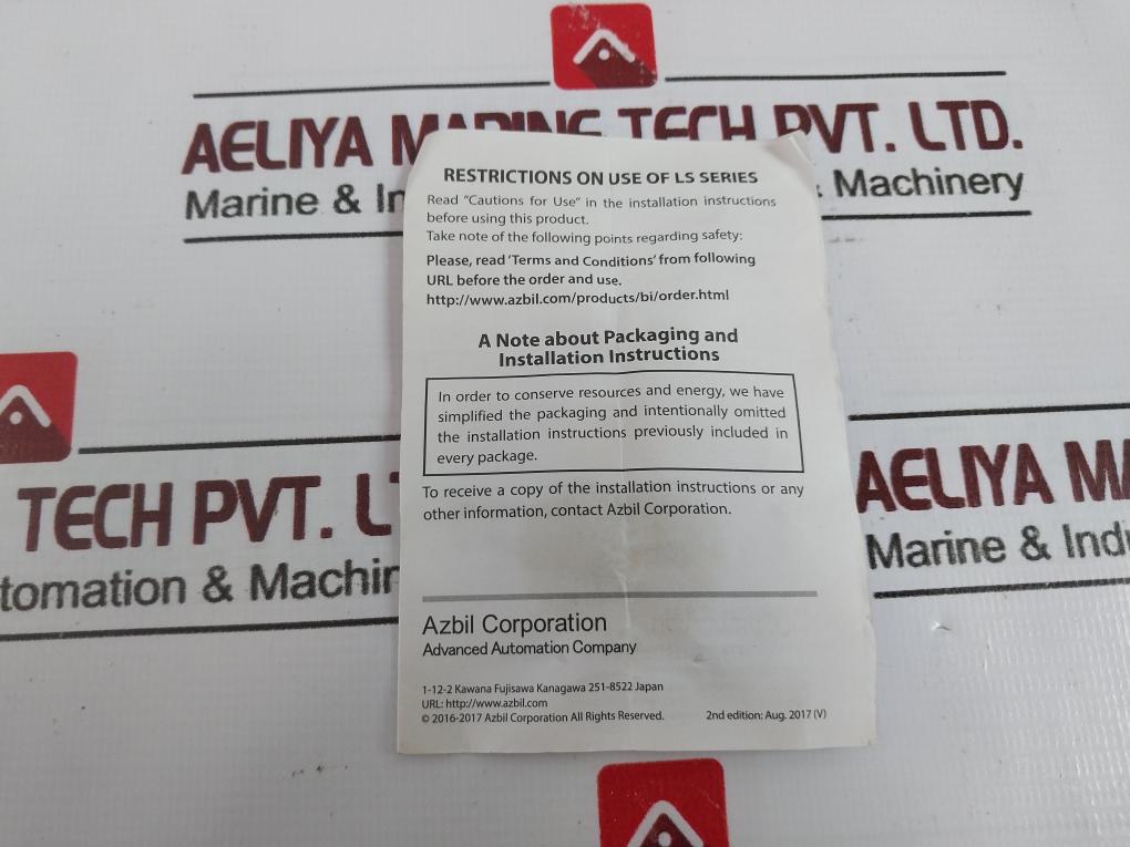 Azbil 1Ls2-jm General Purpose Compact Limit Switch Ip67 Nema A300 3A-240Vac 0.4A-30Vdc