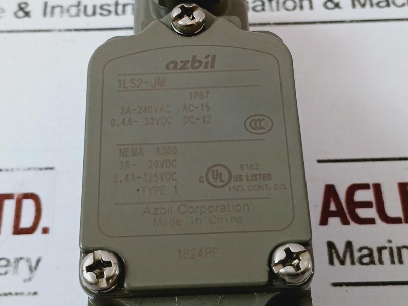 Azbil 1Ls2-jm Stop Limit Switch Set 3A-30Vdc