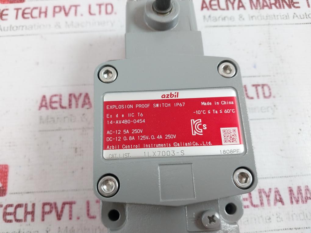 Azbil 1lx7003-s Lx7000 Series Vertical Explosion-proof Limit Switch