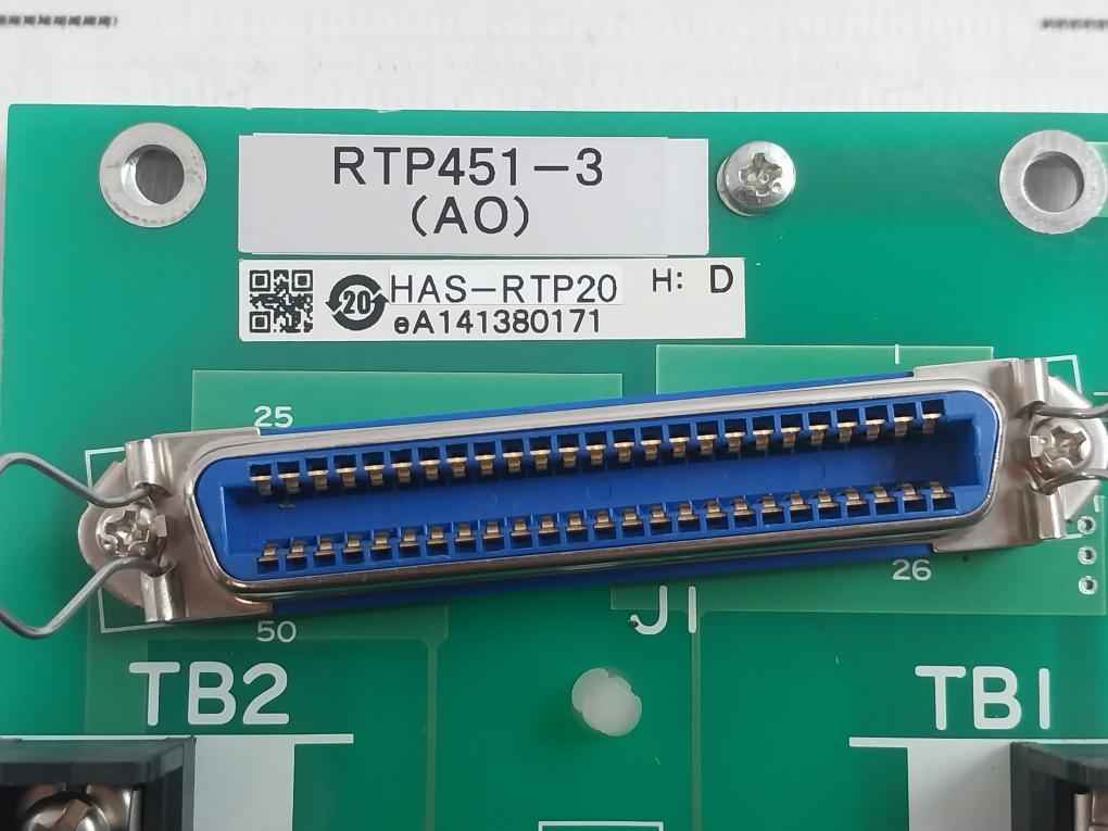 Azbil 80360693-011 Terminal Block Has-rtp20