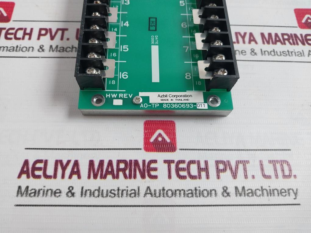Azbil 80360693-011 Terminal Block Module Ea141380071 Has-rtp20