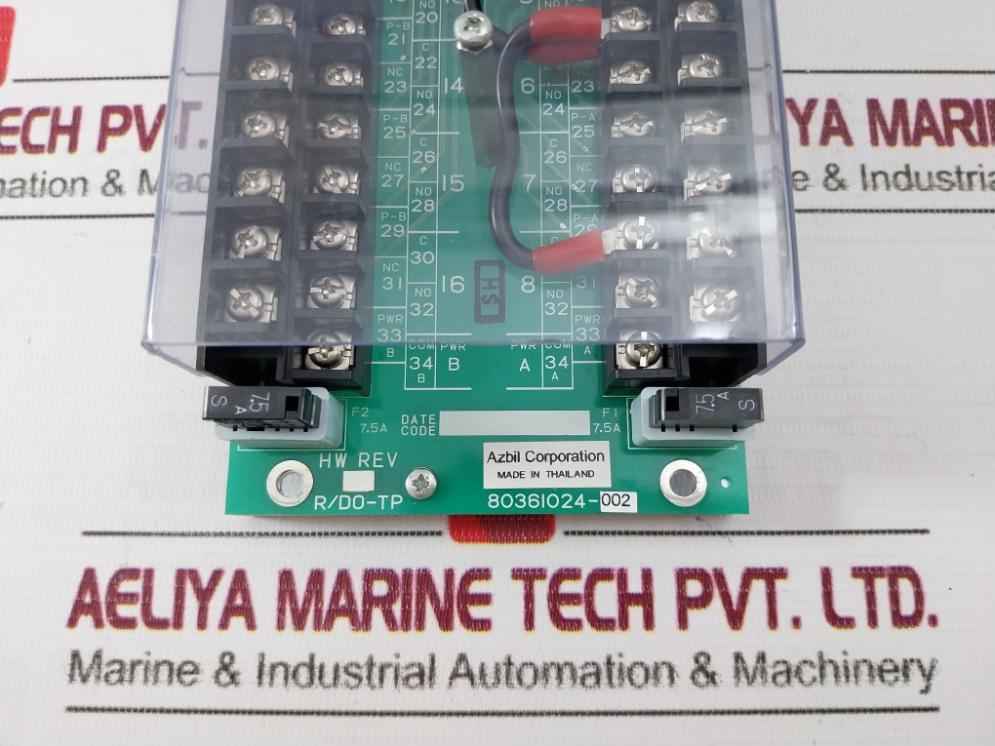 Azbil 80361024-002 Terminal Block Module Has-rtp80 R/Do-tp